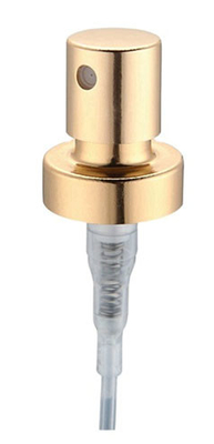 material plástico de alumínio Leakproof do pulverizador K406-1 da bomba do perfume de 12/20mm