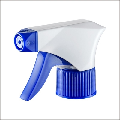 Spray de gatilho de mão de cuidados pessoais Sprayer de água azul e branco personalizado com material PP