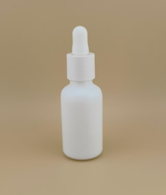 Delicado Design Bottle Dropper Branco Borboleta Redonda Suave para Cuidados da Pele