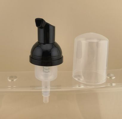 Bomba de espuma preta personalizada para desempenho ideal em frascos cosméticos