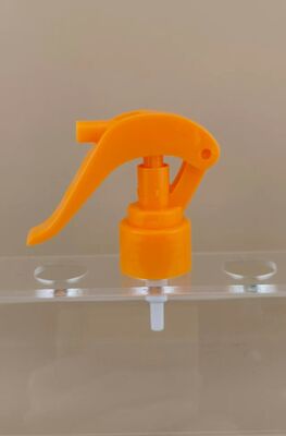 Mini pulverizador de gatilho de plástico laranja para cabeleireiro