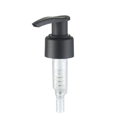 Entrega rápida Bomba de Loção Preta Matt Bomba de Loção Corporal Cosmética com Logotipo Personalizado