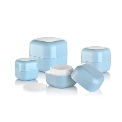 30g Gráfico de cosméticos para cuidados com a pele PP frasco de plástico quadrado para creme