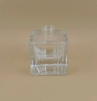 Garrafa de vidro transparente lisa e lisa para perfume de carro