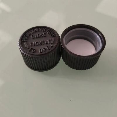 Embalagem de plástico de parede dupla de 28 mm com tampa de parafuso e tampa de parafuso