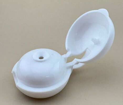 Capuz de garrafa de cosméticos branco de 28 mm Capuz de garrafa de plástico redondo para líquido de lavagem manual