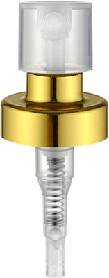 Bomba prática do perfume de Crimpless do ouro, cabeça de pulverizador do perfume de K402-2 0.13cc