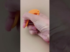 Pulverizador de gatilho de plástico laranja mini K601-1 para cabeleireiro