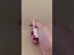 Mini Borrifador de Perfume Branco Neutro 801 para Frascos Cosméticos