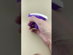 Pulverizador de gatilho simples de cores duplas branco e roxo K101-6 para limpeza doméstica