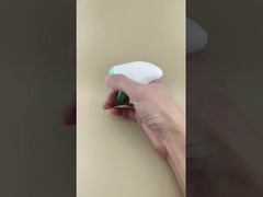 Pulverizador de Gatilho Simples CRC Possível Branco e Ciano K107 para Frascos Cosméticos