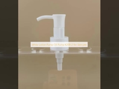 Bomba de óleo de loção branca Bomba de óleo K209-2 para cuidados com a pele