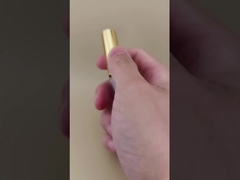 Pincel de Lash de Olho Cosmético Golden Screw Cover para o olhar perfeito das mulheres