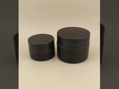 Nice Design Óculos Negros Krema Jar com tampa de parafuso para loção