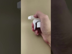 Pulverizador de bomba de gatilho K101-4 PP de plástico transparente para frascos de cabeleireiro