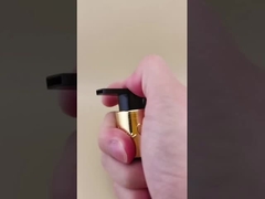 Bomba de Creme Preta e Dourada com Impressão K702-1 para Frascos Cosméticos