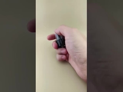 Bomba de creme de plástico preto certificada K701-1 para frascos cosméticos