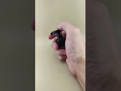 Bomba de loção preta com trava esquerda-direita K204-4 para cuidados com a pele