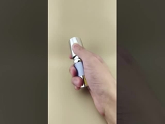 Novo projeto de garrafa de bomba azul sem ar para perfume e creme