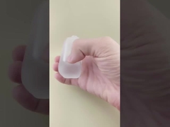 Garrafa de vidro transparente para fundação