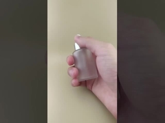 Novo Design Frasco Conta-Gotas Canelado Transparente K-GBL30 para Essência