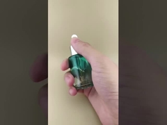 Novo Design Transparente Mudança Gradual Ciano Frasco Conta-Gotas Liso K-GBL30 para Essência