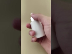 Novo Design Frasco Conta-Gotas Branco Fosco K-GBL30 para Essência