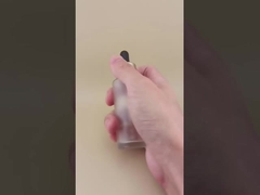 Novo design de frasco de gotejamento redondo e transparente para loção