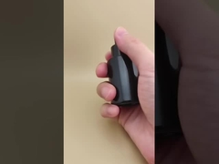 Novo Design Limpa Mudança Gradual Preto Liso Redondo Bottle Dropper K-GBL30 Para Essence