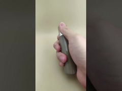 Novo Design Marrom Liso Redondo Longo Frasco Conta-Gotas K-GBL30 Para Essência