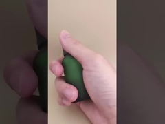 Delicado Design Garrafa de Vidro Verde Escuro Luminoso para Essence