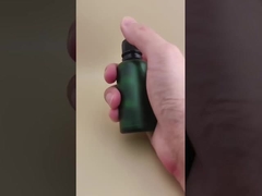 Delicado Design Garrafa de gotejamento verde escuro clara para a essência