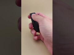 Black Small Ellipse Smooth Lip Balm Embalagem para batons