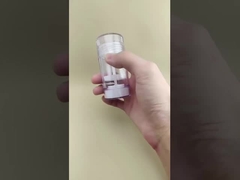 Embalagem Transparente, Pequena, Redonda e Lisa para Protetor Labial (Batom)