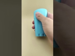 Embalagem de protetor labial azul grande e suave 2308 para batons