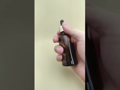 Delicado Design Meio Claros Marrom Liso Redondo Bottle Dropper para Cuidados da Pele