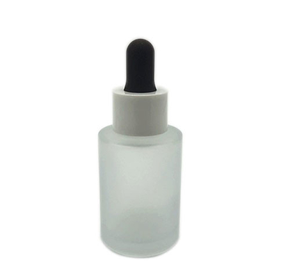 O conta-gotas branco geado do óleo essencial engarrafa K1004 Nontoxic 15ml 30ml