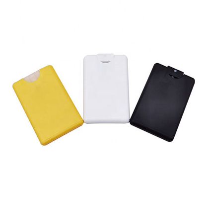 Pulverizador plástico do bolso do Sanitizer da mão do perfume, garrafa do pulverizador do tamanho do cartão de crédito K1108