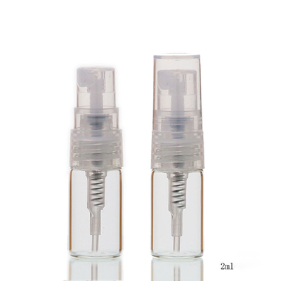 Tubos de ensaio plásticos descartáveis do perfume do tamanho da amostra, K1209 Mini Perfume Bottle Nontoxic