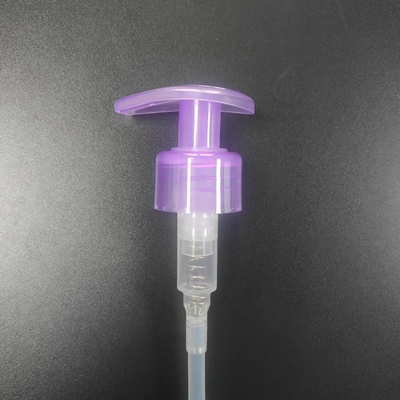 A bomba roxa transparente da loção do corpo derrama não 1,20 - 1.50ml/T