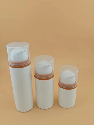 Plastic PP Vazio 15ml 30ml 50ml Cosmético Pomba sem ar Loção Sero Botão