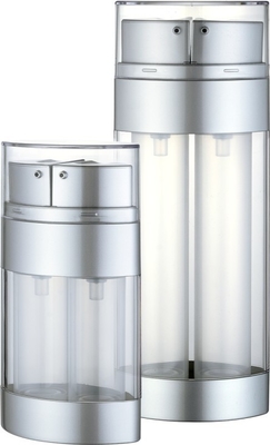 Dois bico Dual bico / cabeça garrafa sem ar Creme facial tubo de bomba sem ar