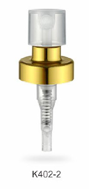 Bomba de perfume de ouro prático, K402-2 0,13cc cabeça de spray de perfume