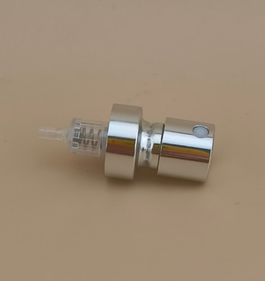 Pulverizador de Crimp fino de botão de alumínio prateado Casas pequenas K401-1 para perfume