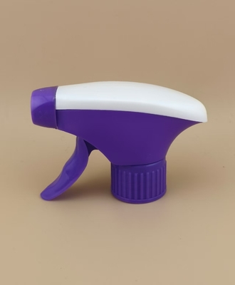 Pulverizador de gatilho simples de cores duplas branco e roxo K101-6 para limpeza doméstica
