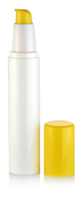 Frasco Airless com Bomba para Cuidados com a Pele Redondo em PP Colorido de Boa Qualidade