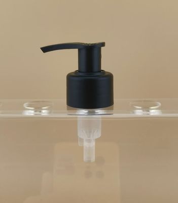 Bomba de loção preta areia com trava esquerda - direita K201-9 para frascos de cuidados com a pele