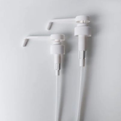 Bomba de distribuição de loção branca sem derramamento de tubo K207-3 personalizado autorizado com bico longo e à prova de vazamento