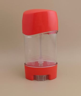 ISO9001 ISO14001 Certificado Embalagem de bálsamo labial liso e transparente com tampa vermelha Modelo 2316 Otimizado para batons