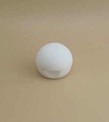 Cobertura esférica branca de plástico, pequena e lisa, para garrafas cosméticas